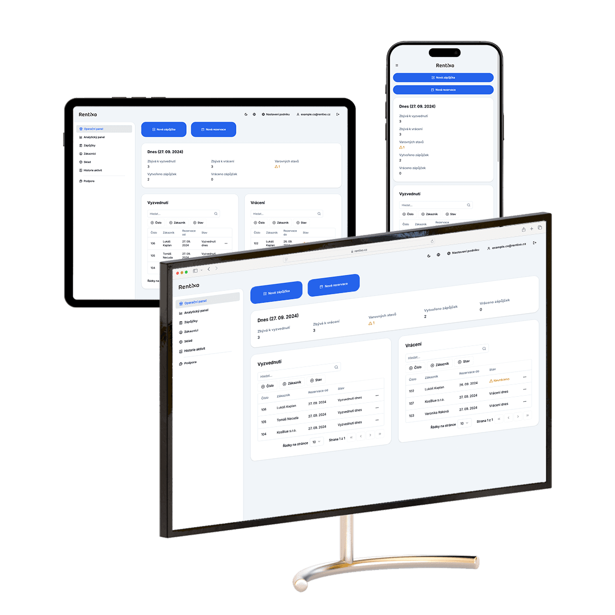 Ukázka produktu Rentixo